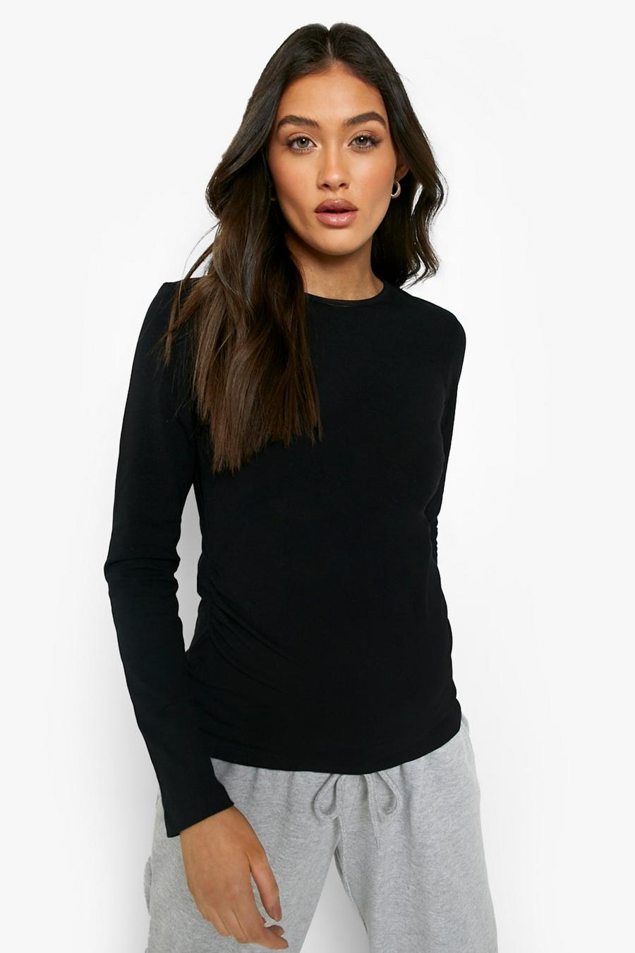 Maternity Long Sleeve Crew Neck Top image number 1