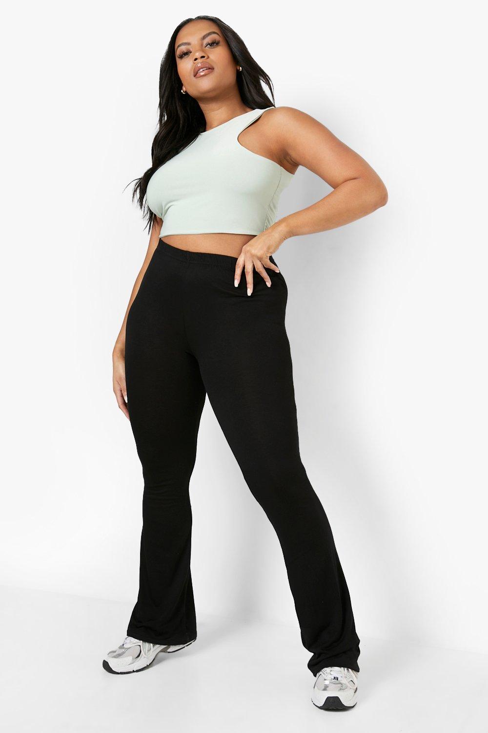 Grande taille Legging vas en jersey boohoo