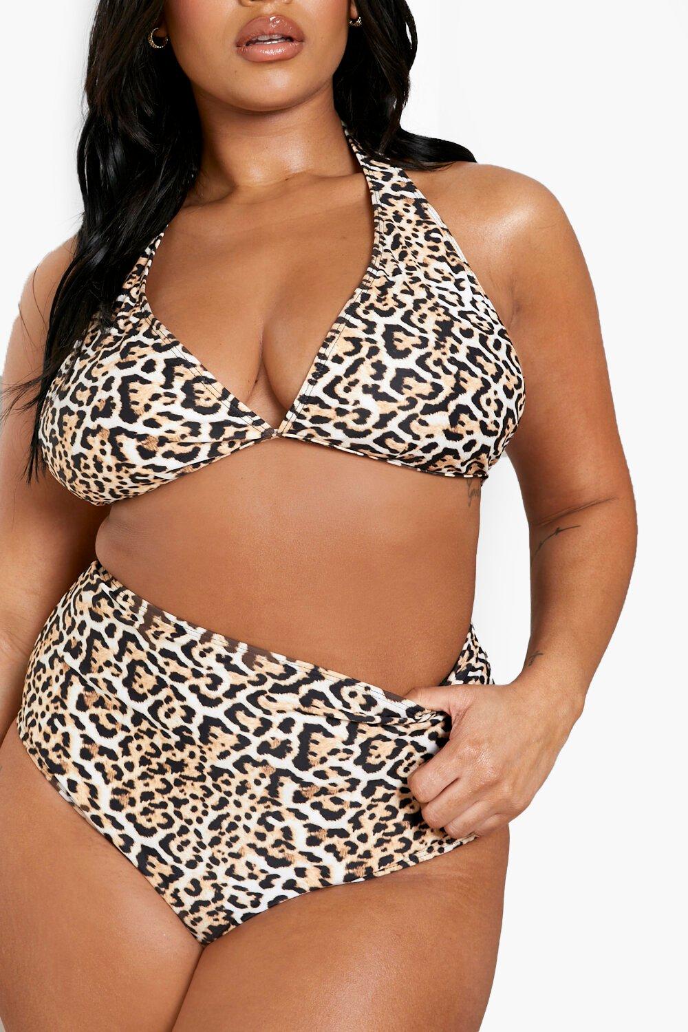 Plus size hotsell leopard bathing suit