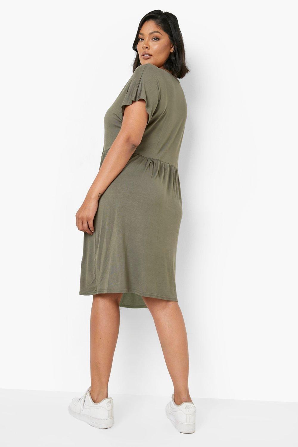 Plus size shop pocket dress