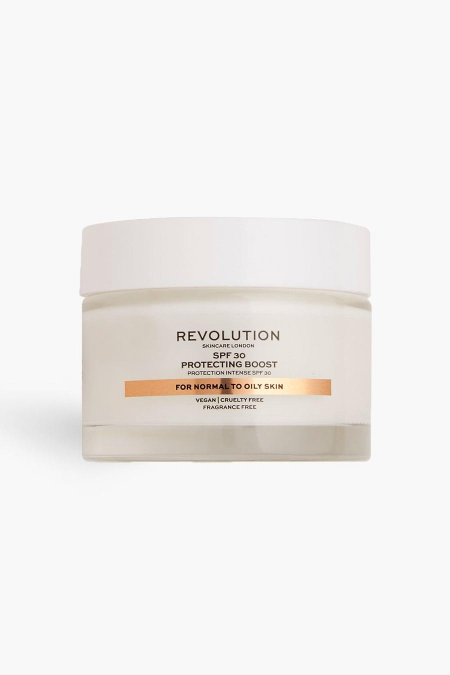 Revolution Skincare - Crema idratante con protezione solare SPF 30, White blanco