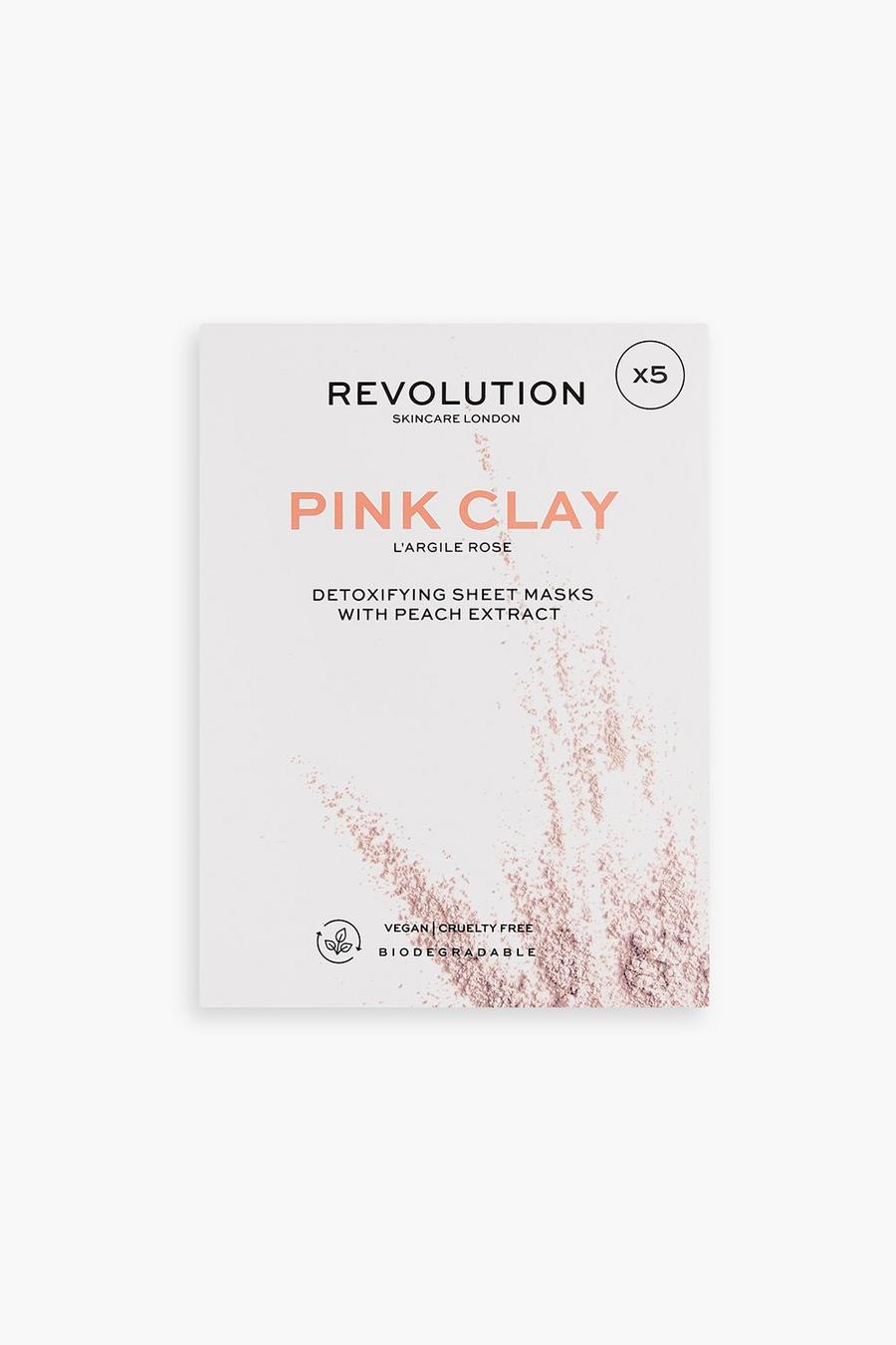 Pink rose Revolution Skincare Detoxifying Sheet Mask Gezichtsmasker image number 1