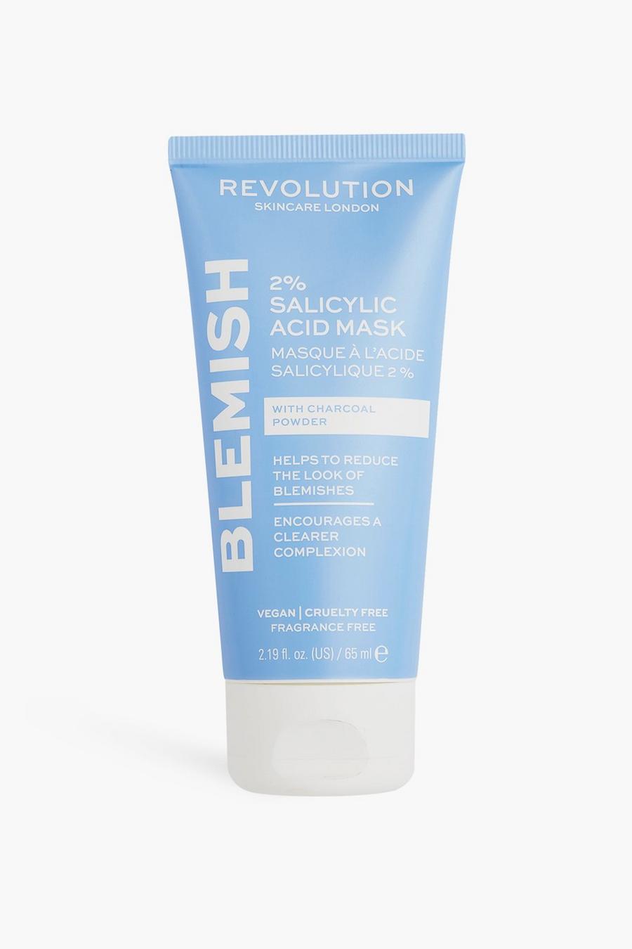 Revolution Skincare - Masque à 2% d'acide salicylique avec poudre de charbon, Clear image number 1