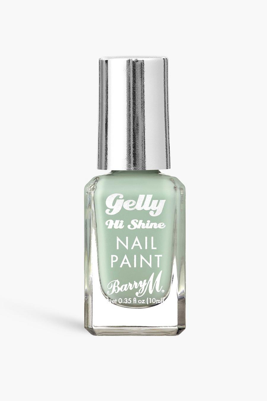 Mint green Barry M Gelly Nail Paint Eucalyptus