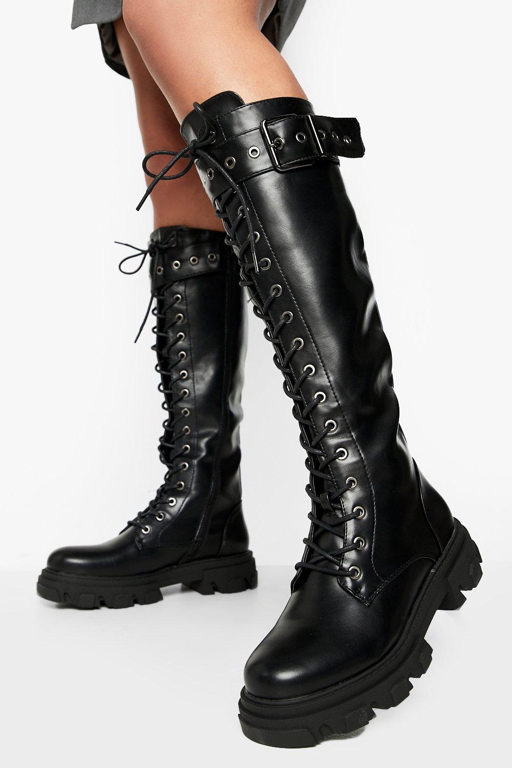 Botas militares media caña new arrivals