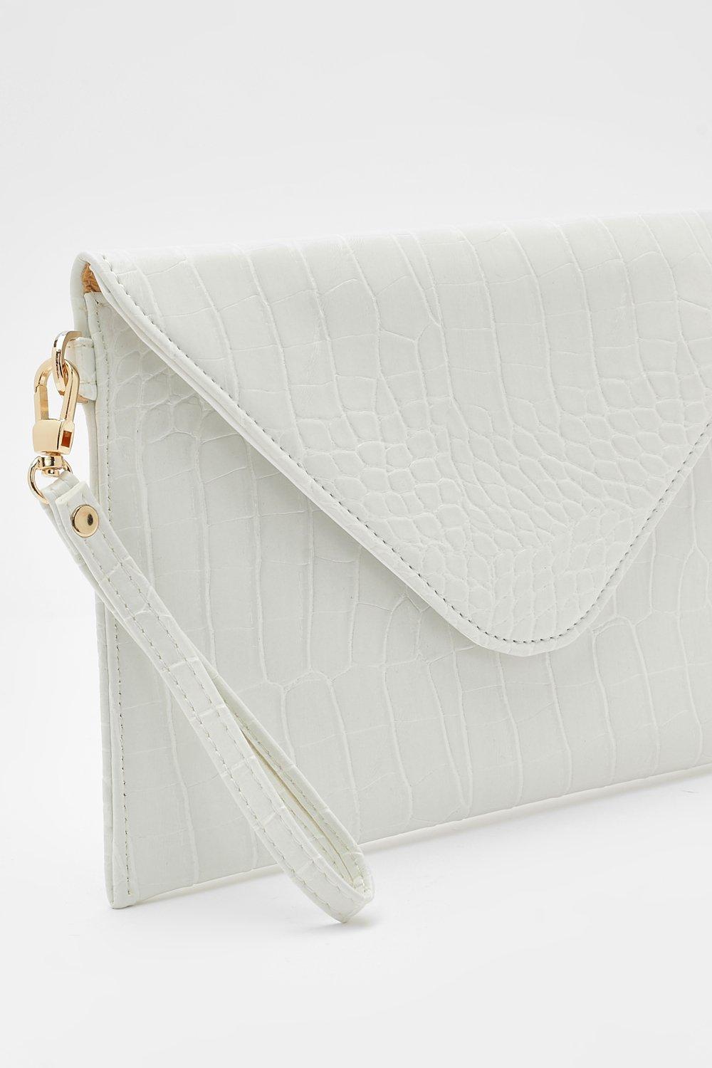 Clutch bag white hotsell