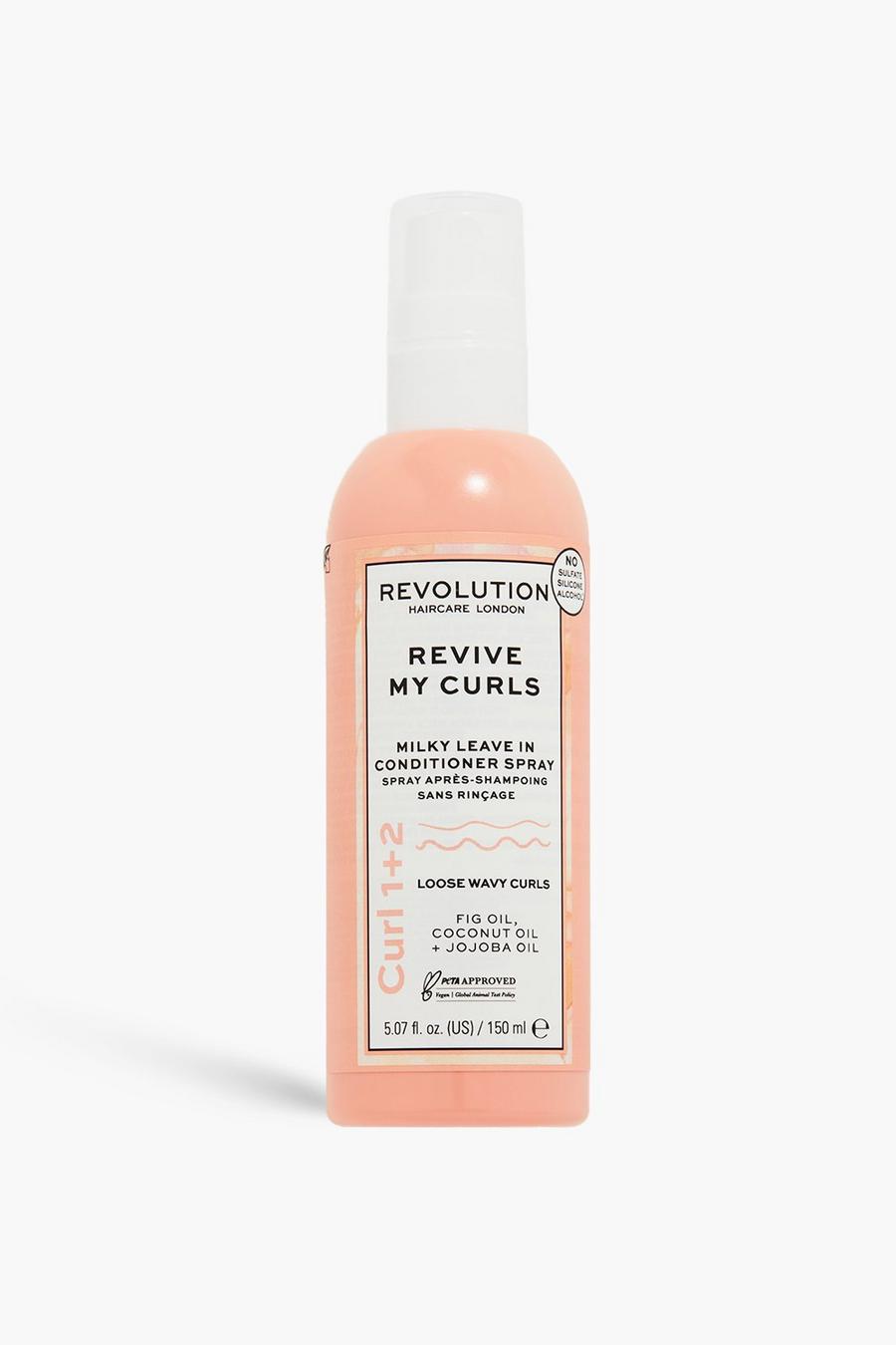 Peach orange Revolution Haircare Hydrate My Curls Spray