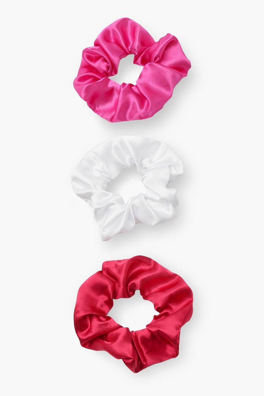 Multi Red Tonal 3 Pack Scrunchies image number 1
