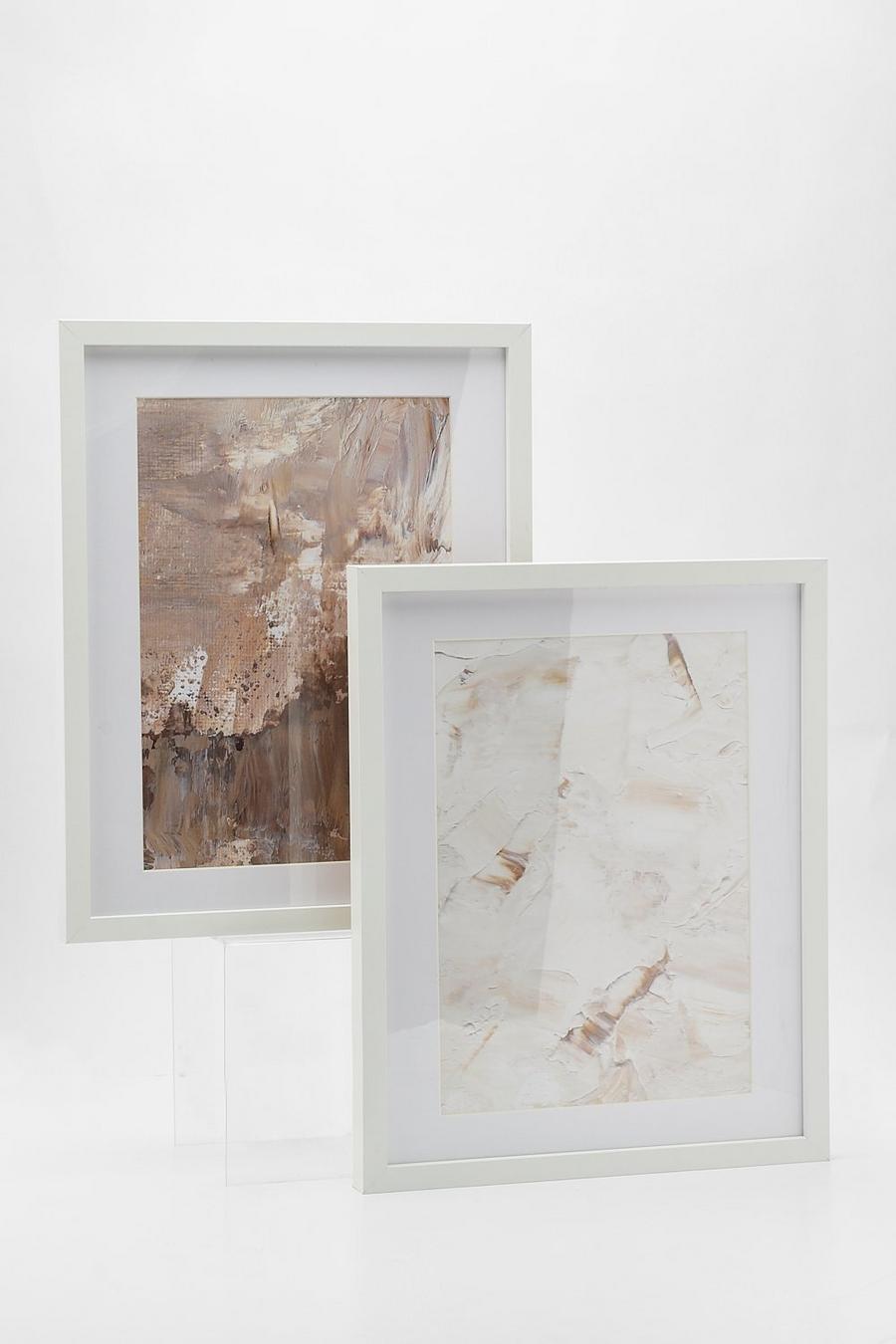 Multi Neutral Abstract A4 Print 2 Pack
