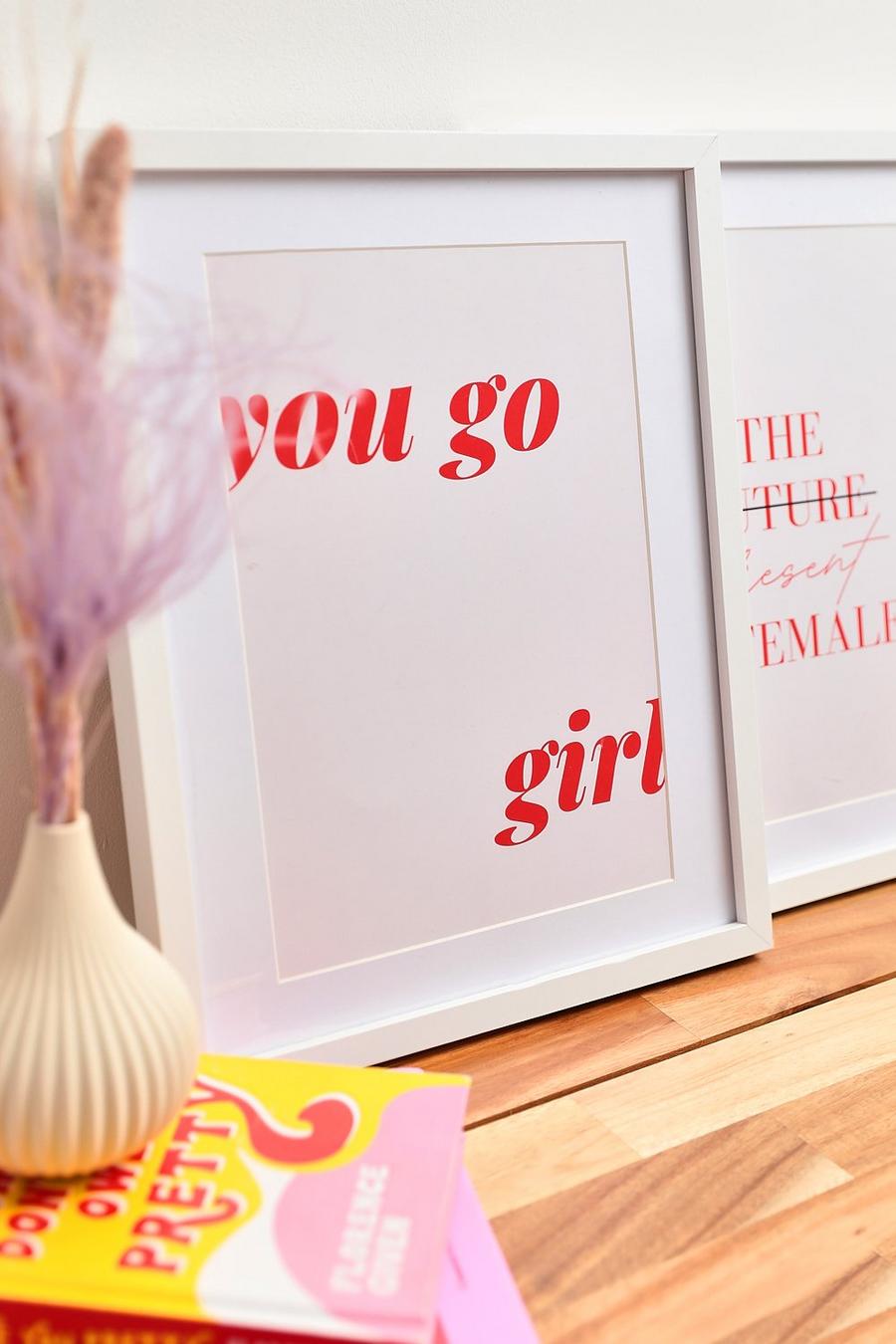 Pink International Women's Day Posters (A4, 2-pack) image number 1