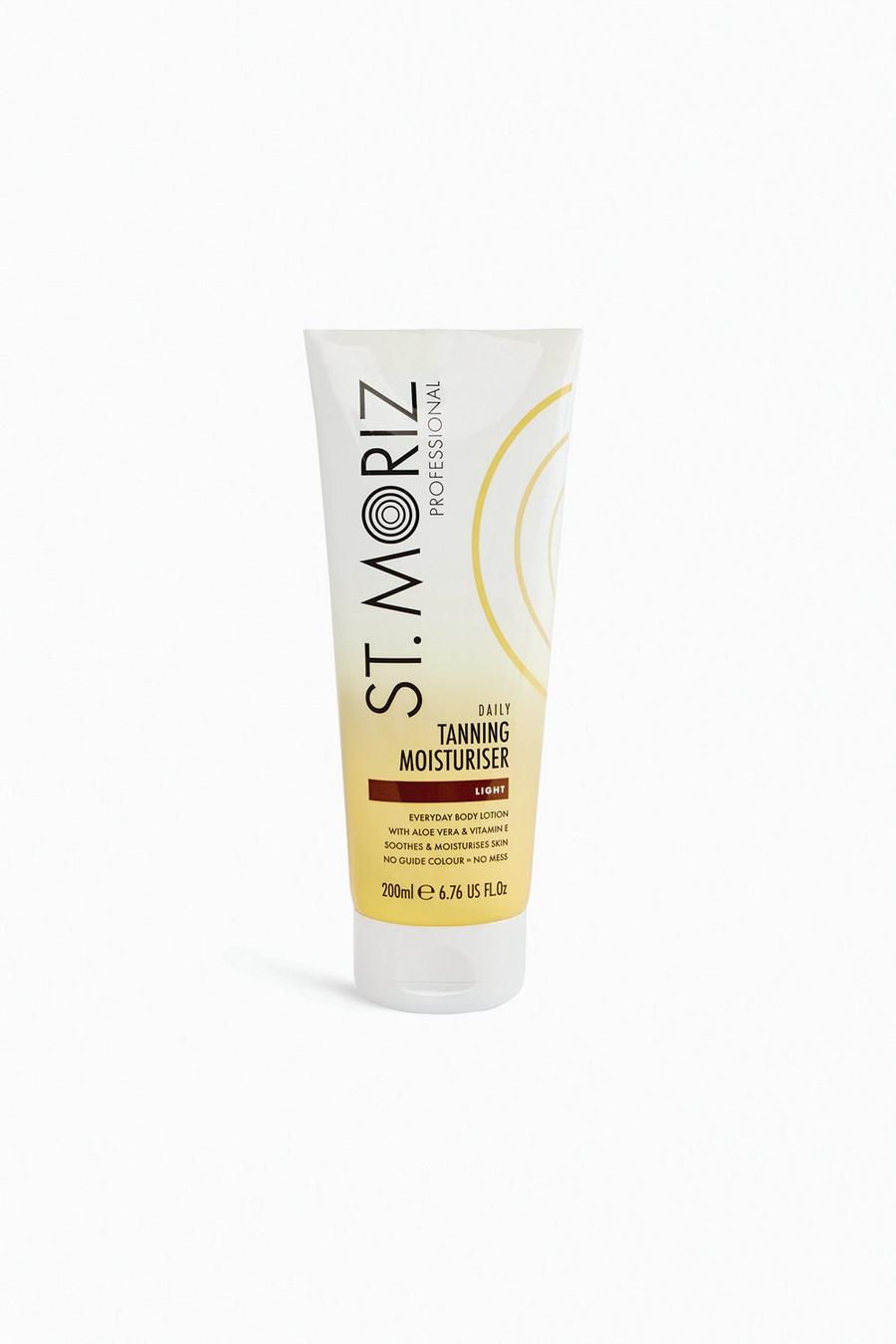 White bianco St. Moriz Professional Daily Tanning Moisturiser Light 200ml