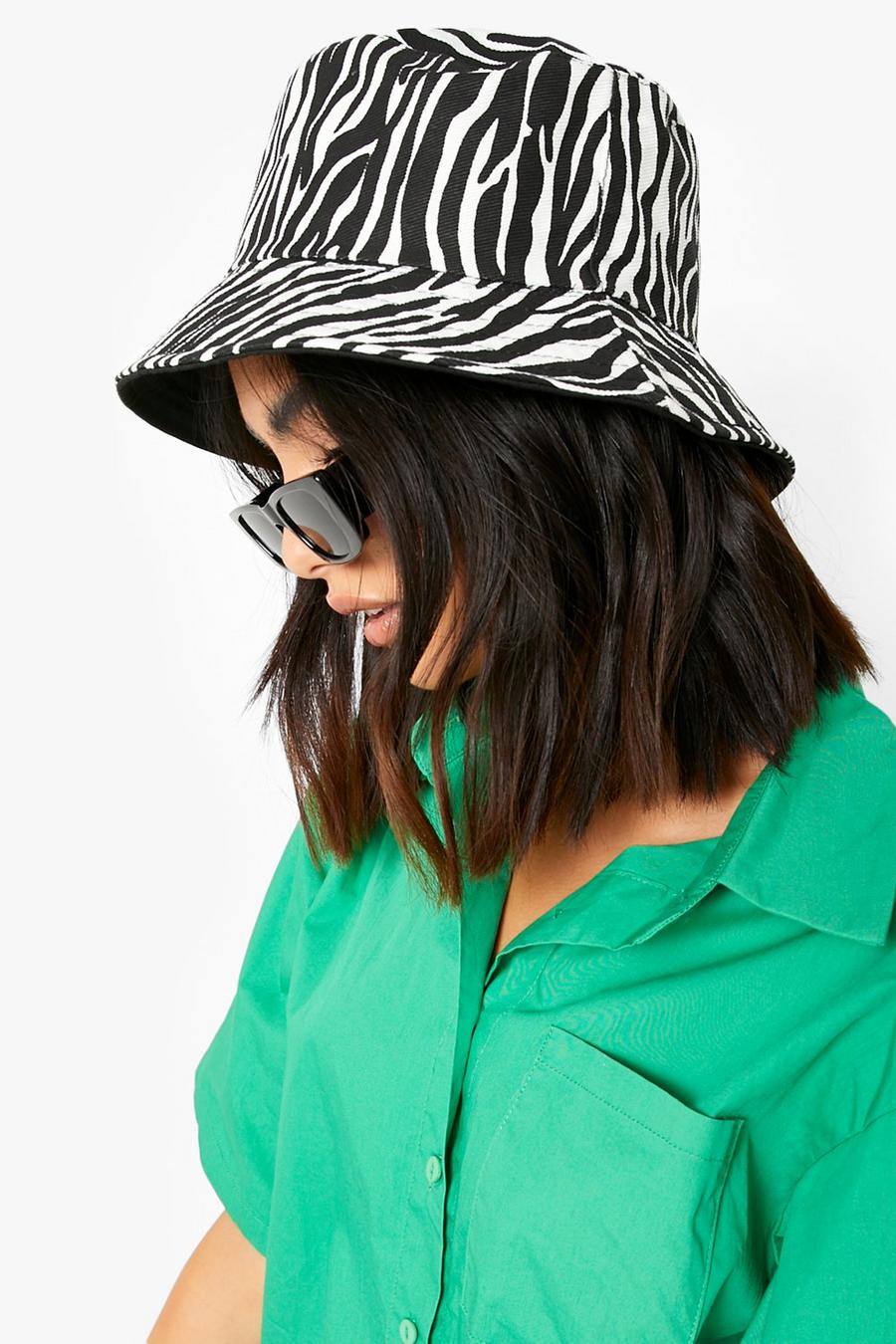 Zebra Print Bucket Hat image number 1