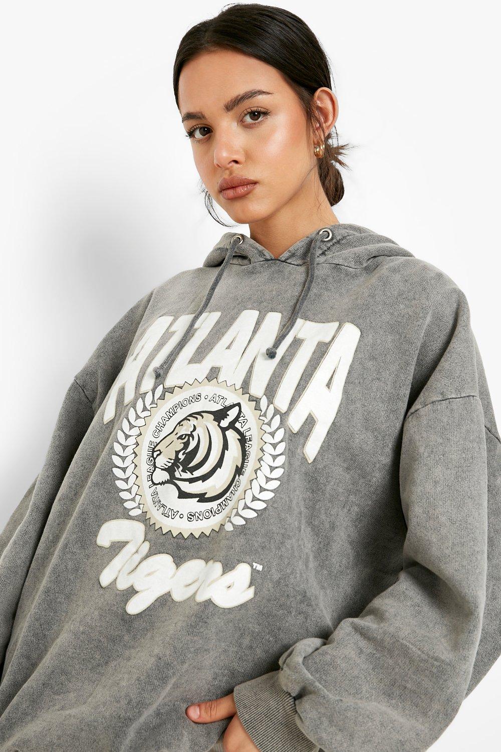 Charcoal Washed Oversized Hoodie