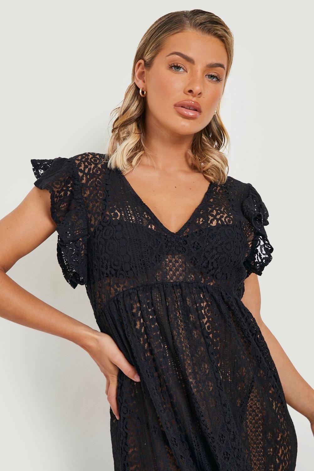 Black beach dresses uk hotsell