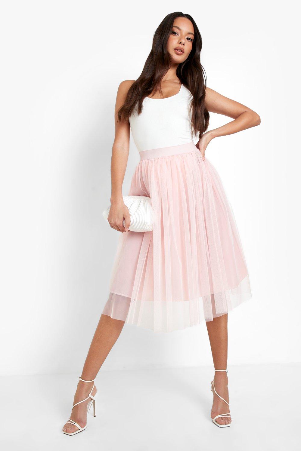 pretty little thing ruched skirt