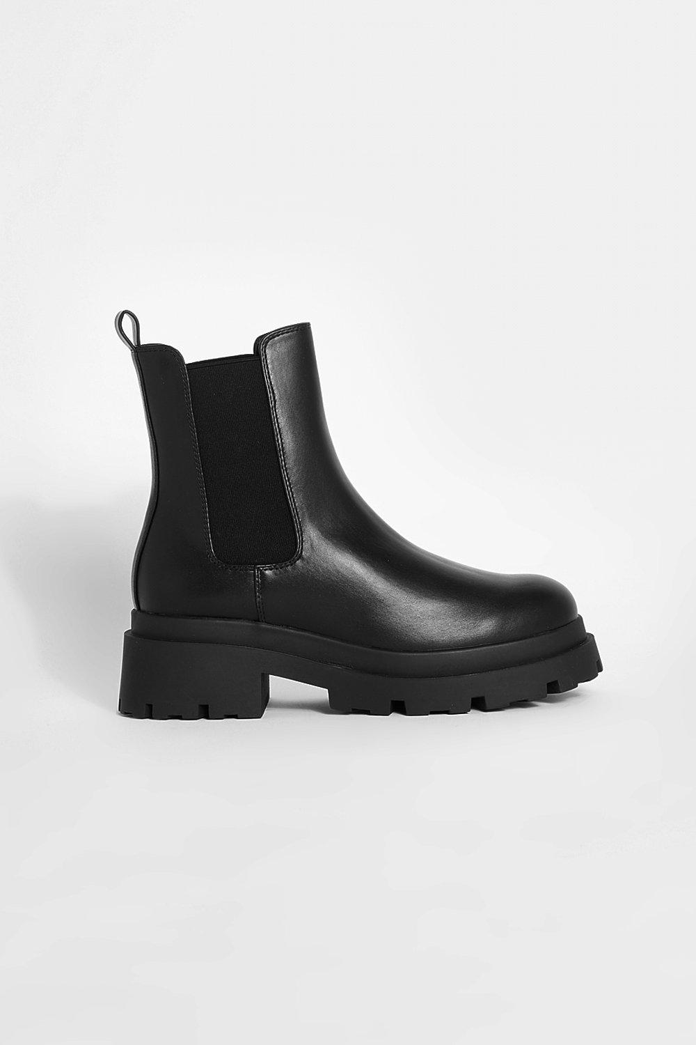 Chunky Double Sole Chelsea Boots