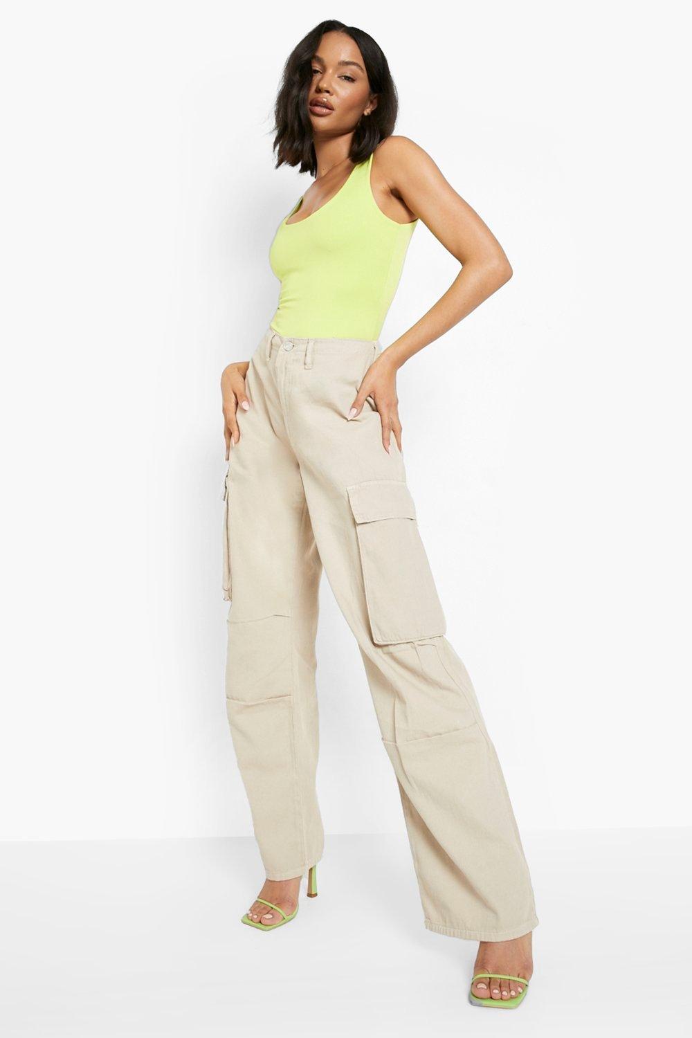 cargo pants womens high waisted