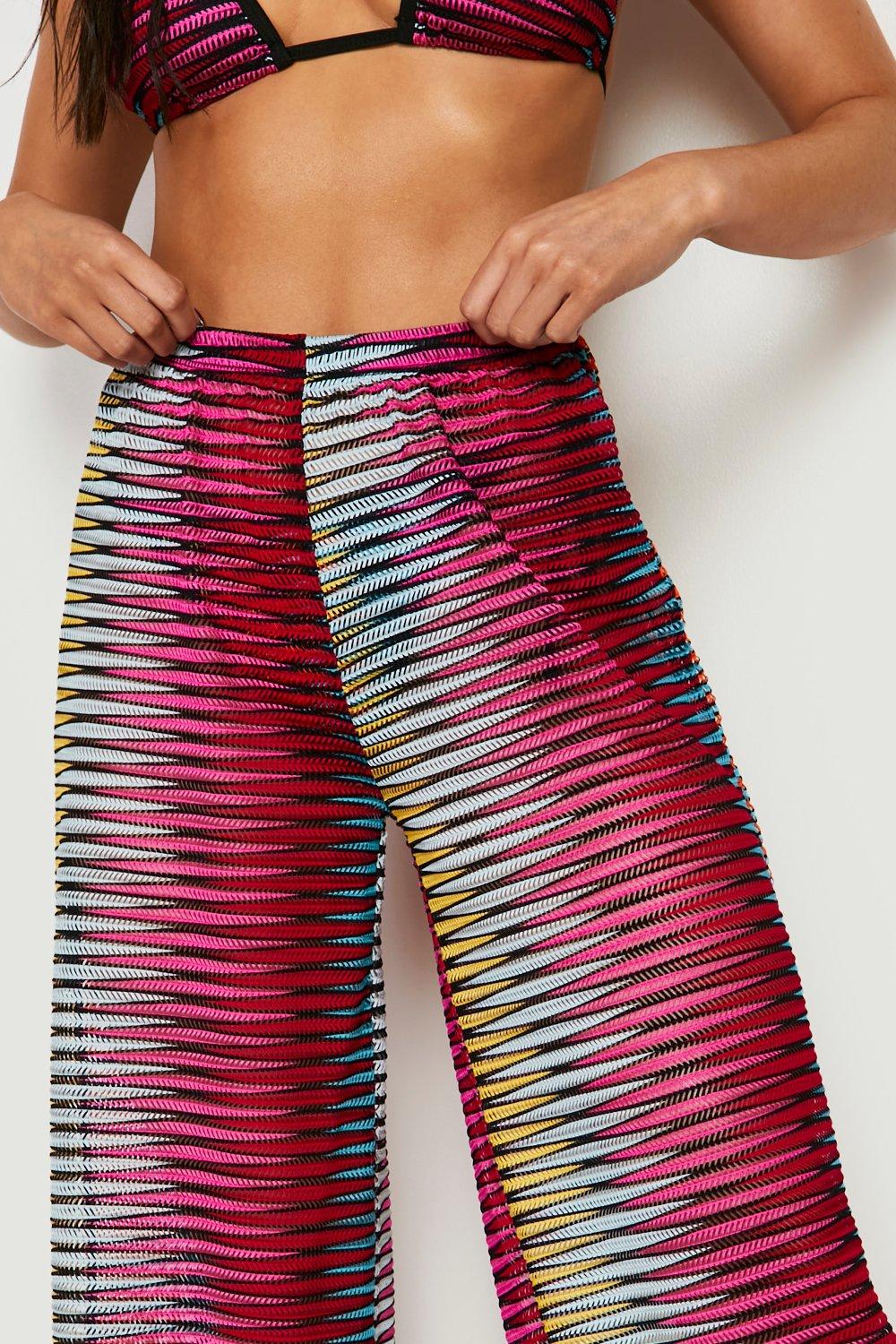 Boohoo hot sale rainbow pants