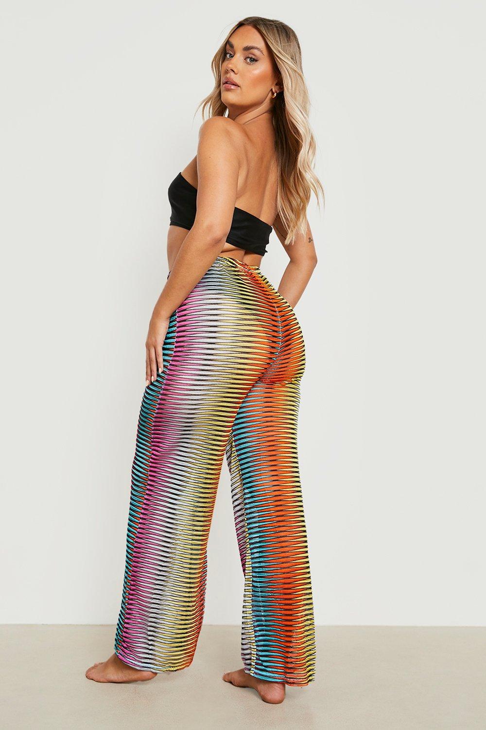 Boohoo hot sale rainbow pants