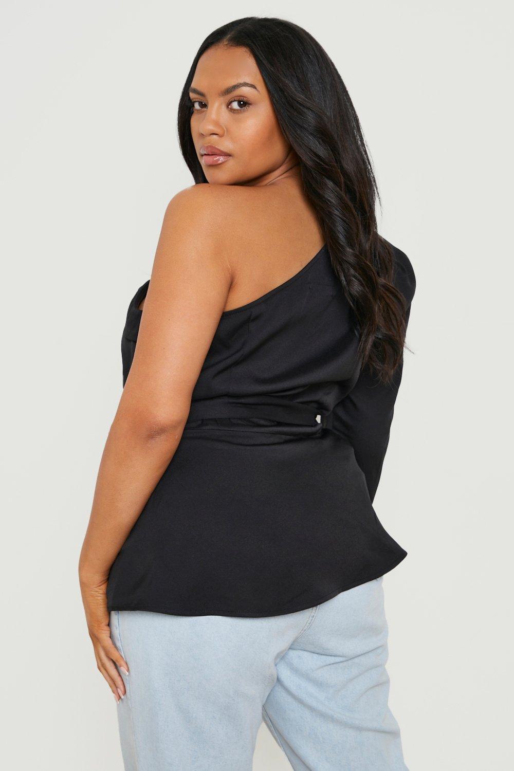 One shoulder blazer on sale top