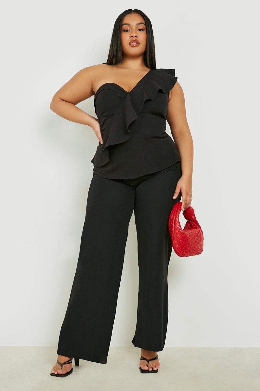 Ruffle cheap asymmetrical top