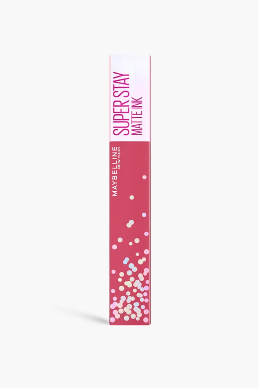 Coral rosa Maybelline SuperStay Matte Ink Pink Birthday Edition Flytande läppstift - Life Of The Party