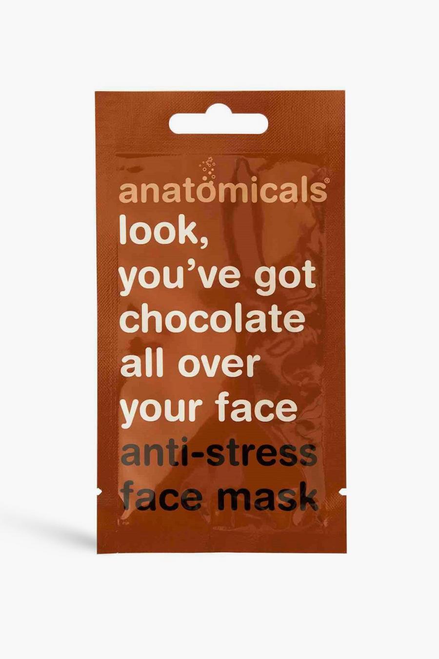 Anatomicals - Maschera viso anti-stress al cioccolato, Chocolate marrone
