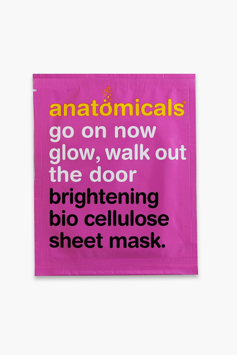 Anatomicals - Maschera illuminante Bio alla cellulosa, Pink rosa