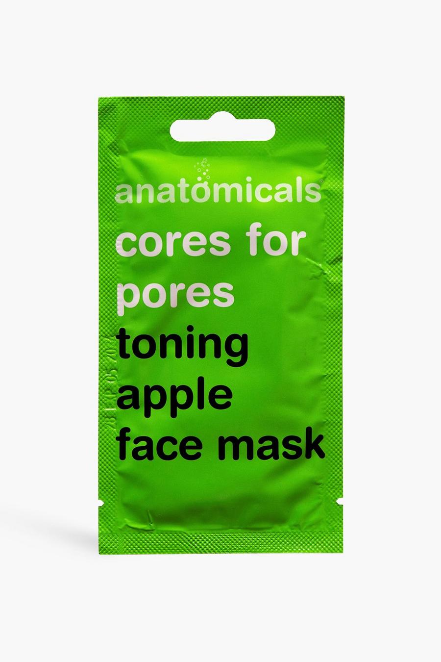 Mascarilla facial de arcilla tonificante de manzana de Anatomicals, Green verde