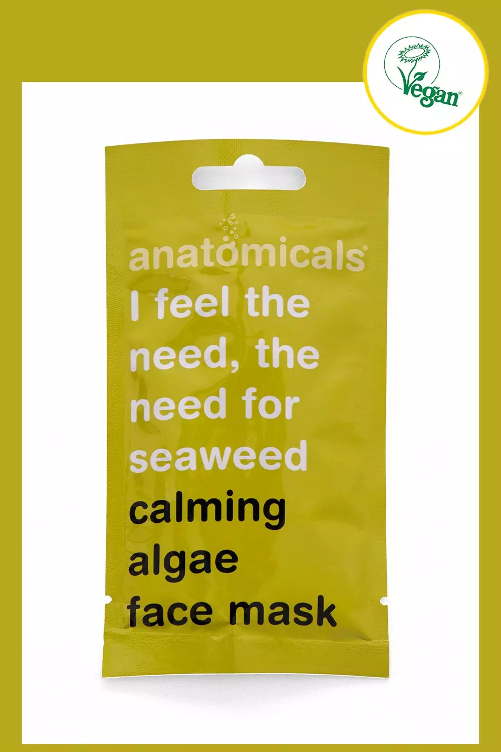 Yellow Anatomicals Calming Algae Face Mask alternative image