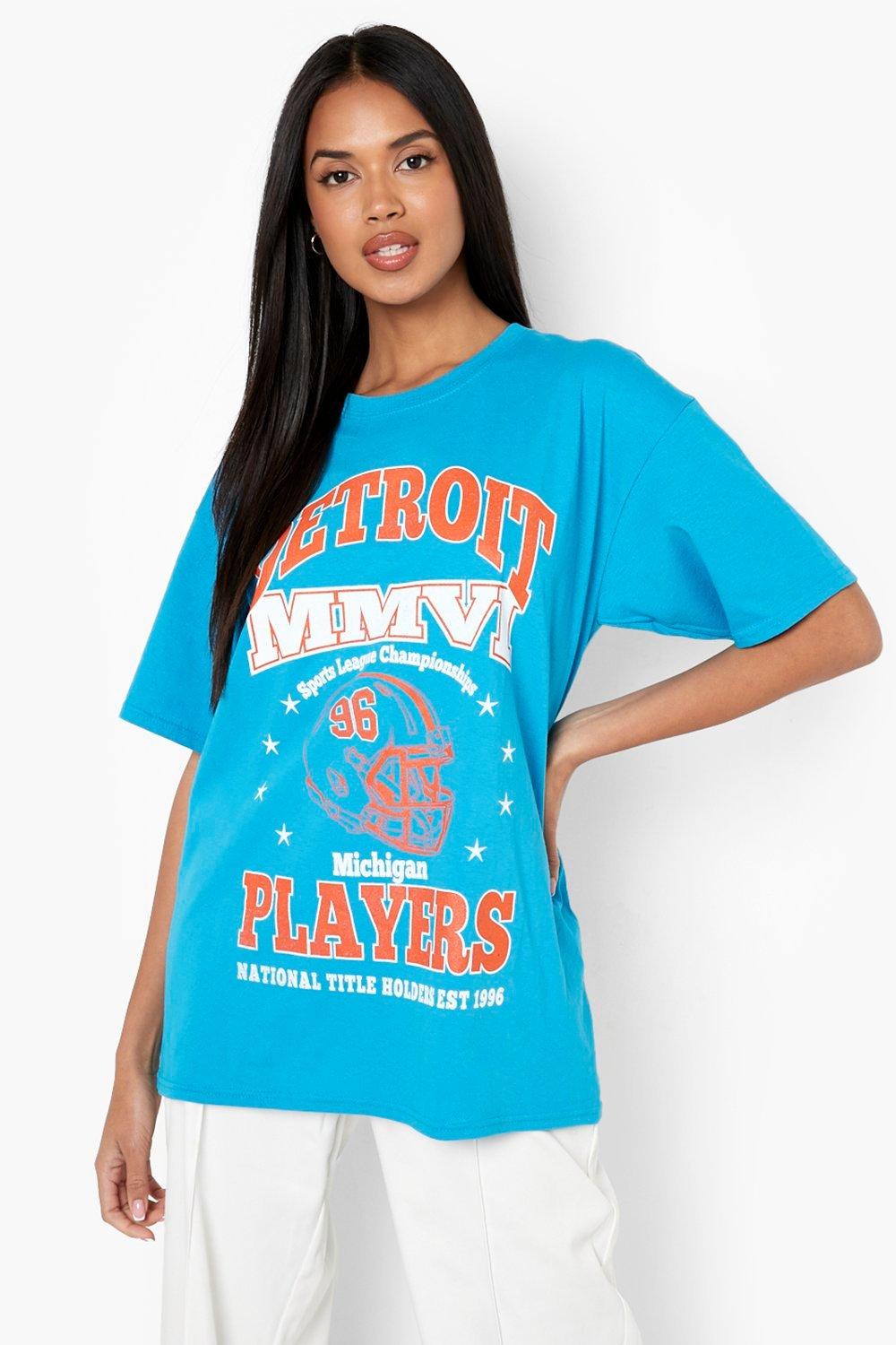 boohoo New York Oversized Tee - Women's Printed T-shirts