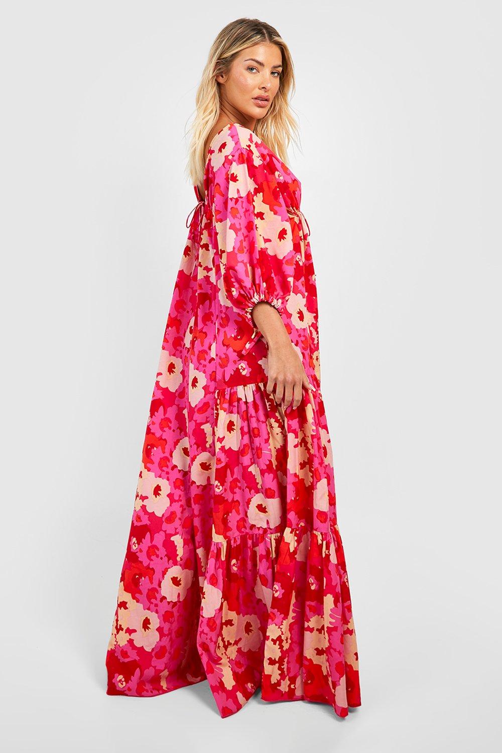 floral cotton gown