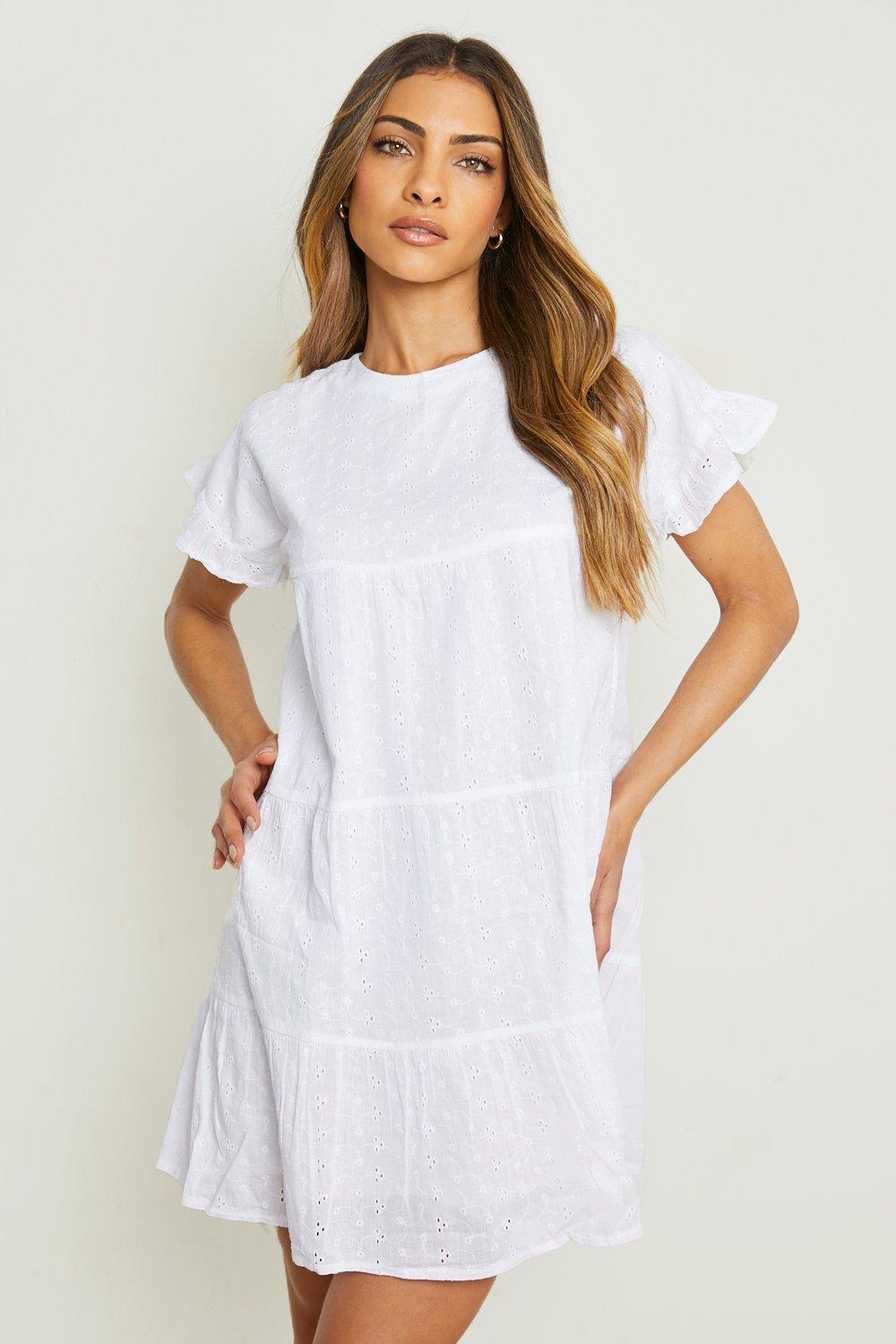 Broderie anglaise clearance smock dress