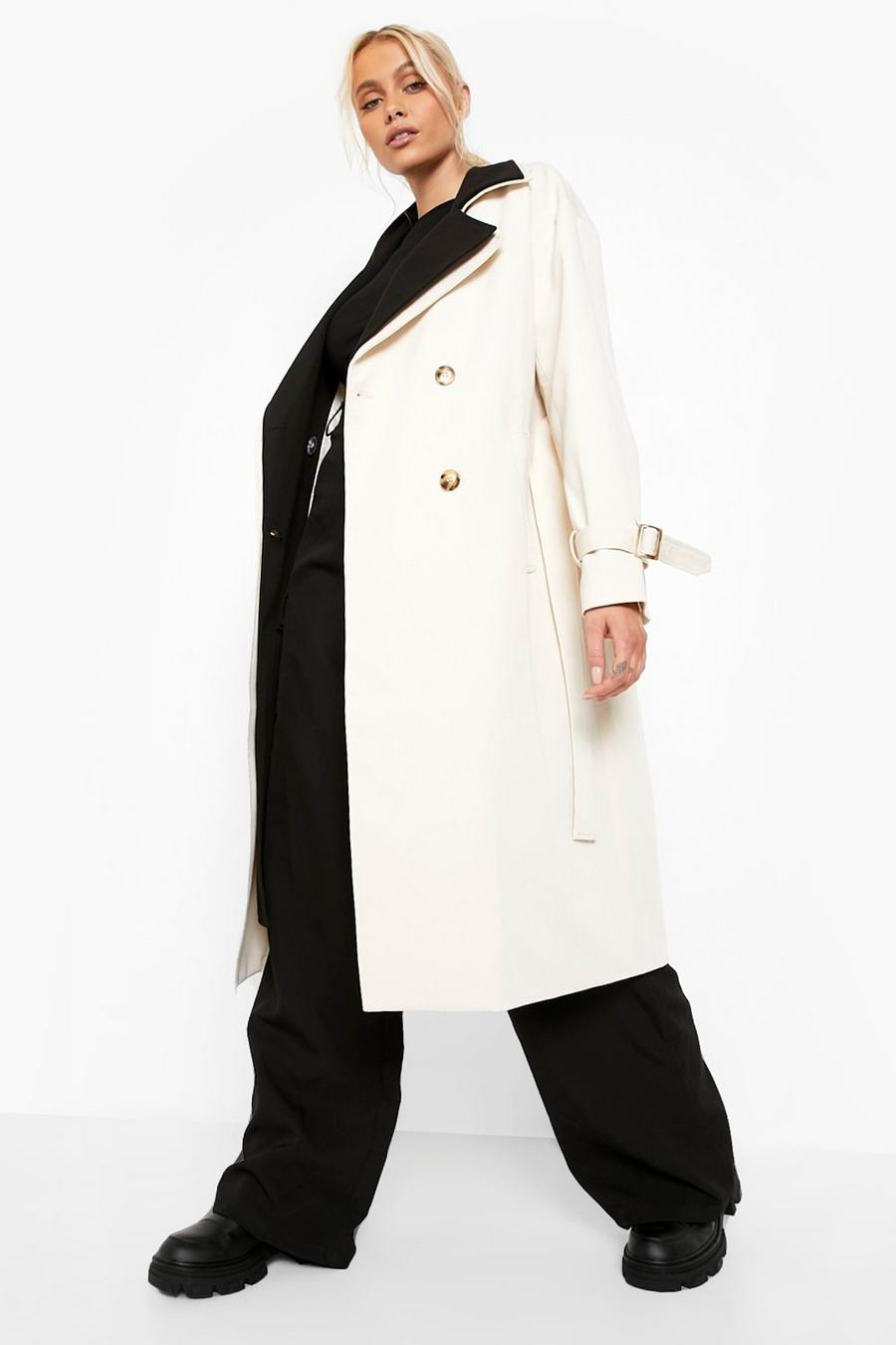 Double Layer Trench Coat | boohoo Double Layer Trench Coat | boohoo