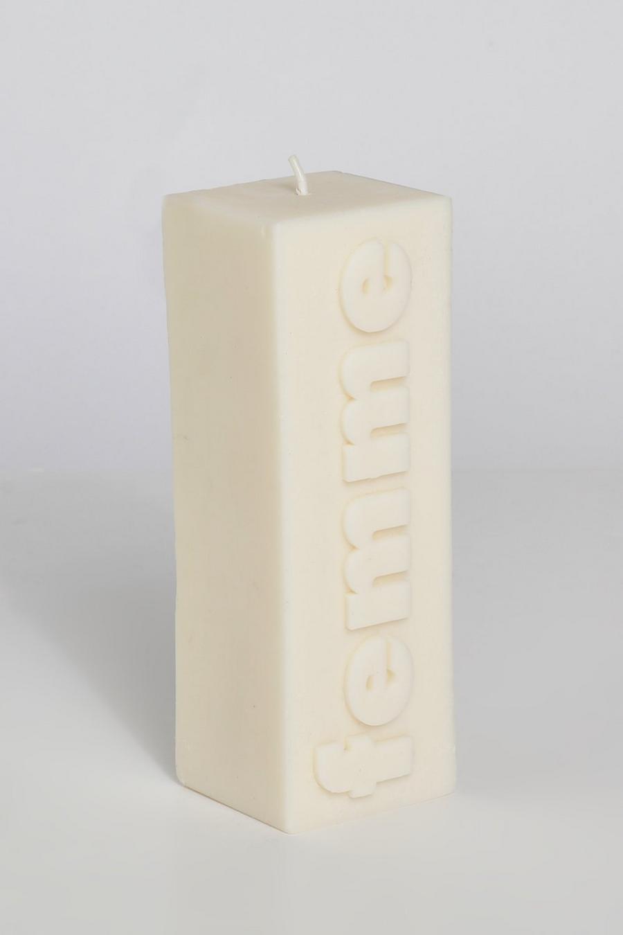 Flamingo Candles Queen Kerze, White image number 1