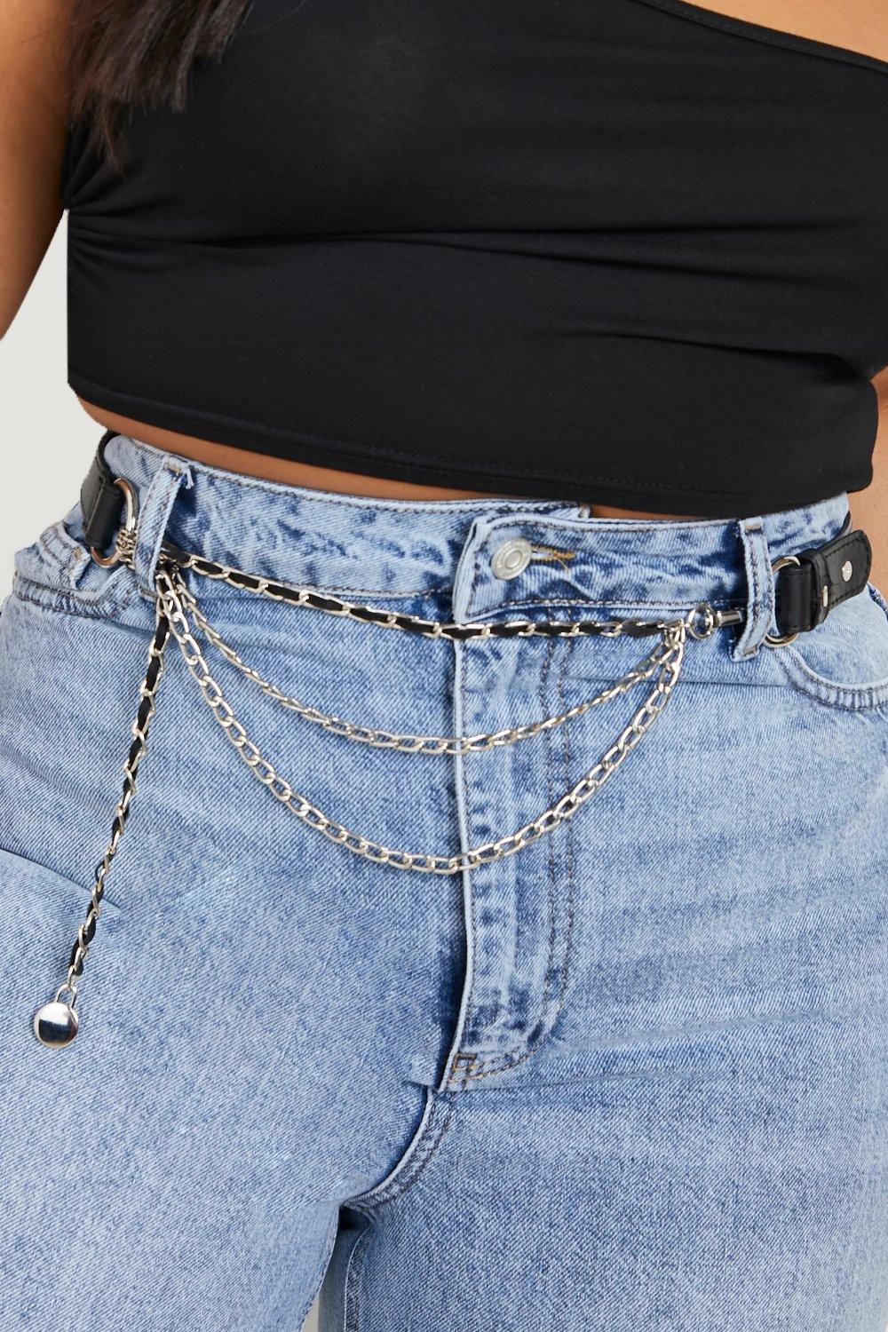 Chain on sale belt boohoo