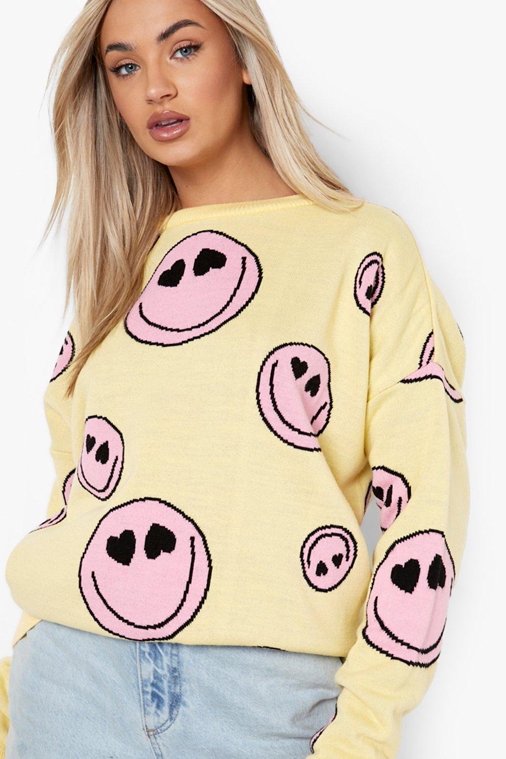 Golf wang clearance smiley face sweater