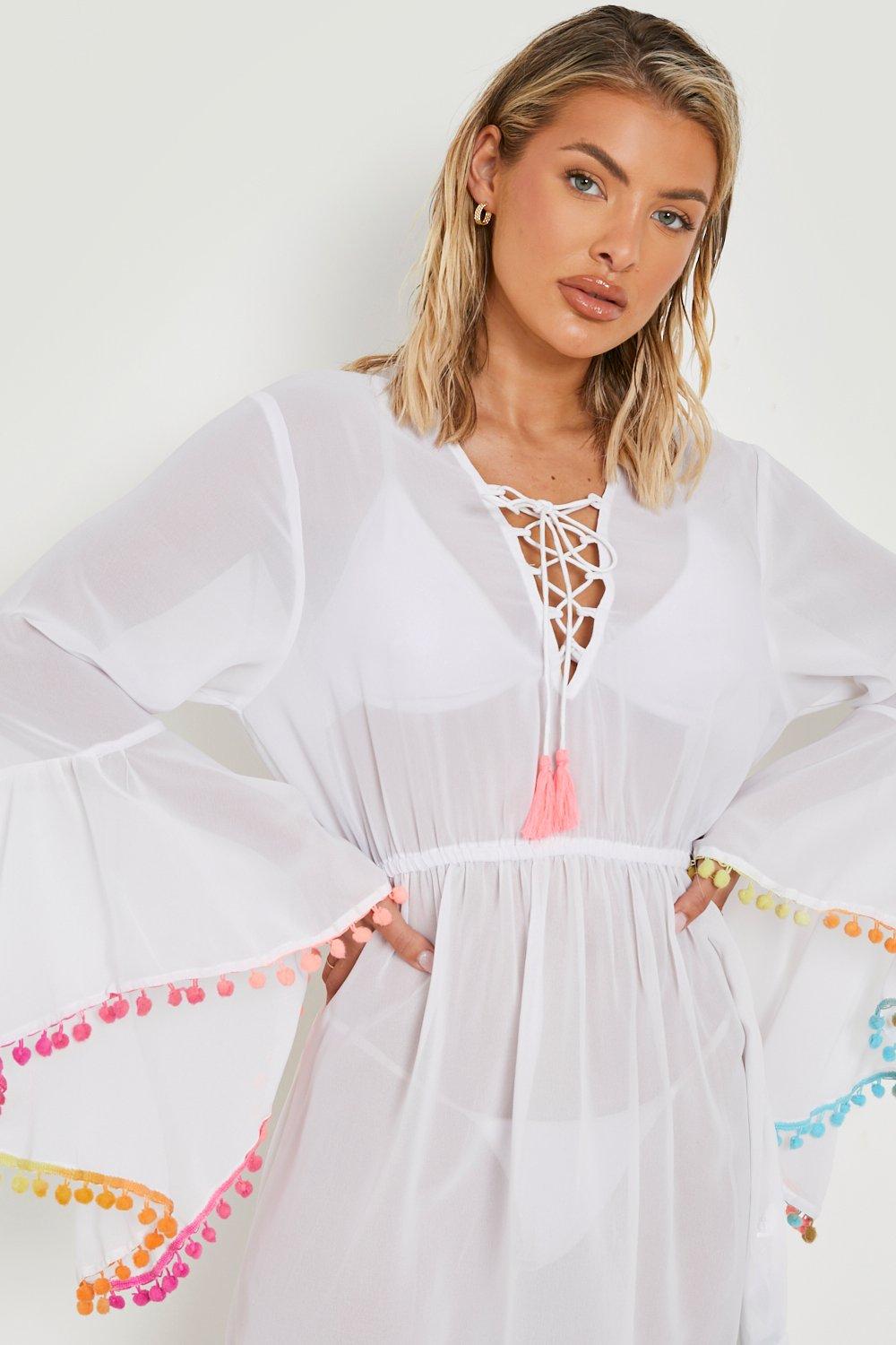 Pom pom 2025 beach dress