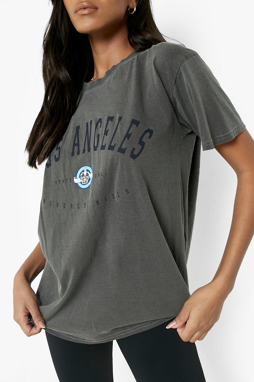 Petite Los Angeles Overdyed T-shirt