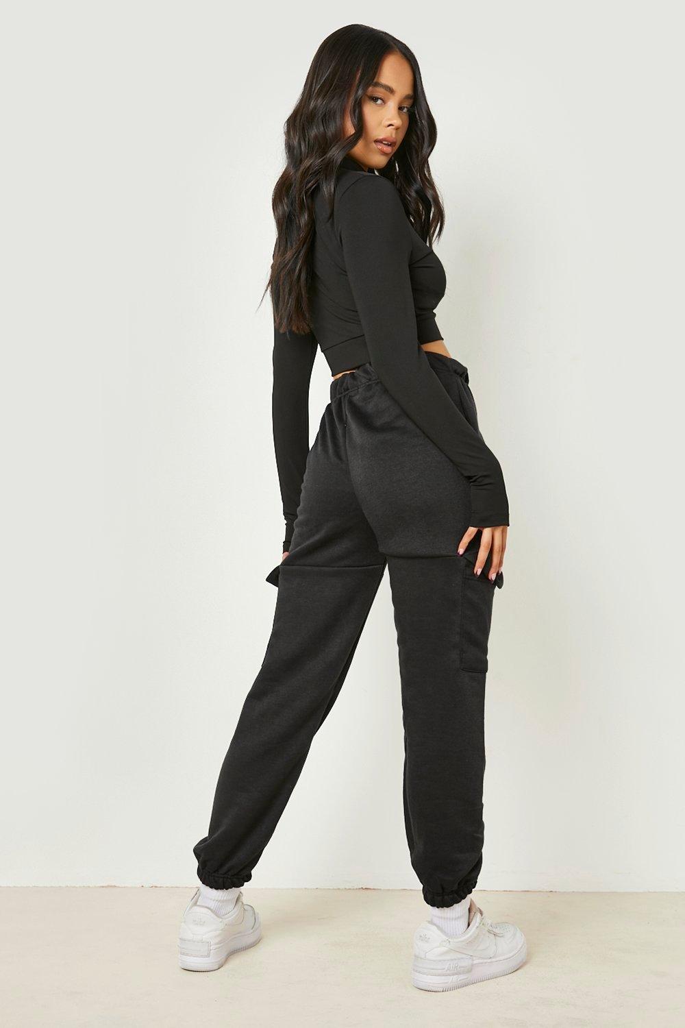 Women's Petite Cargo Pocket Joggers