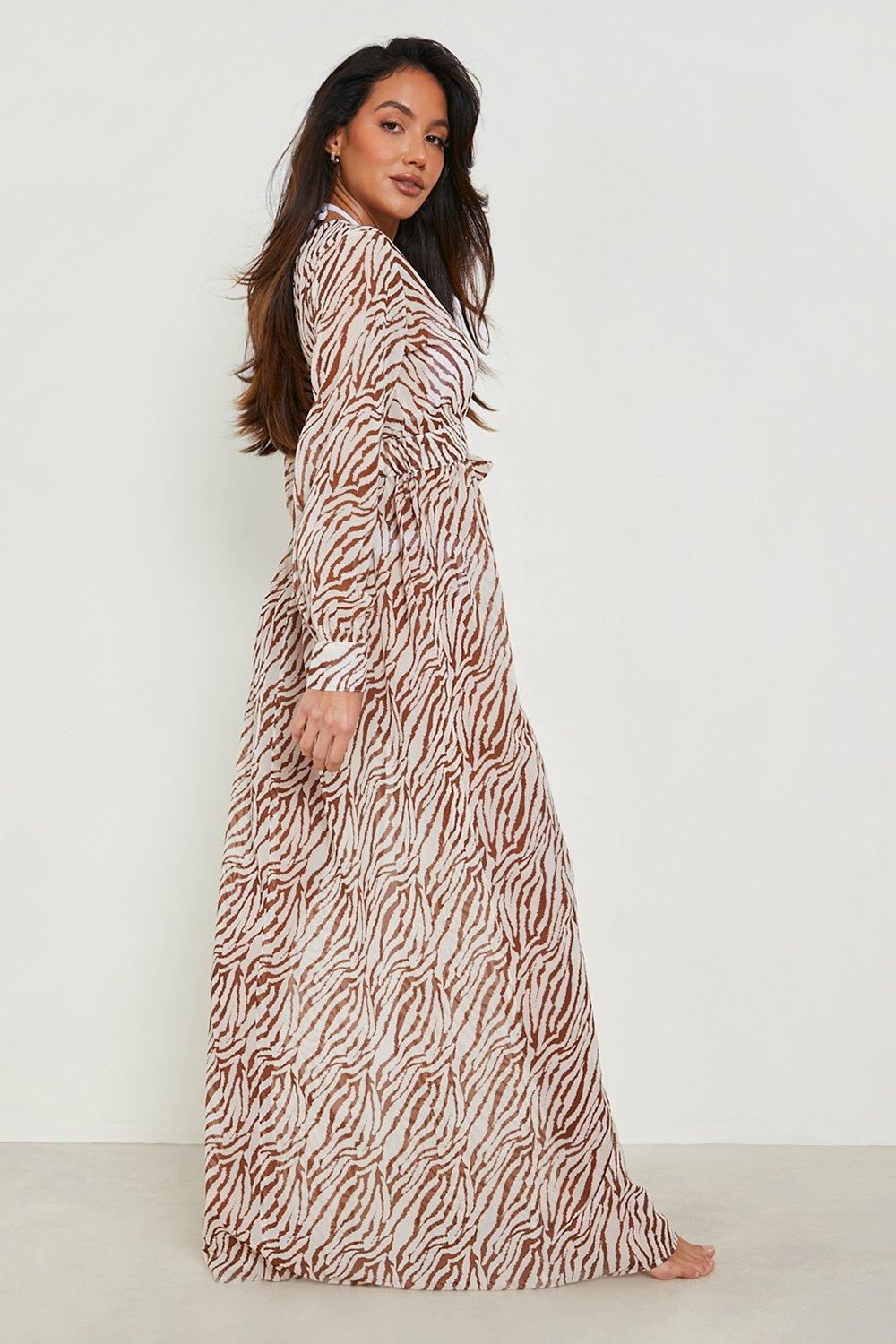 boohoo kaftan dress