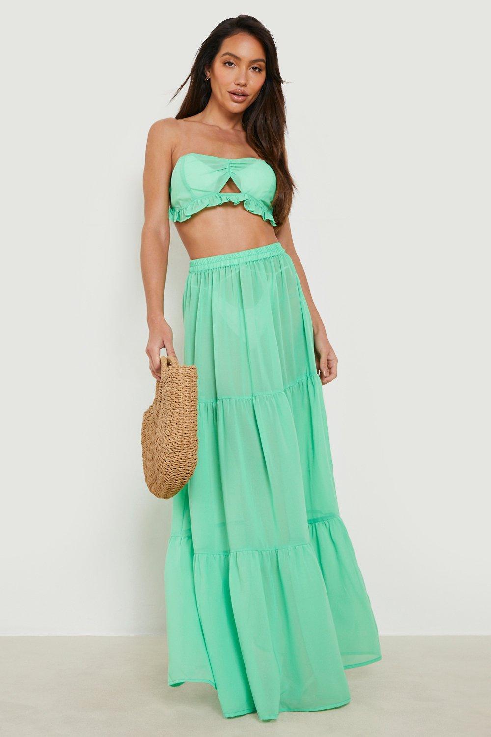 Maxi skirt 2025 with bandeau top