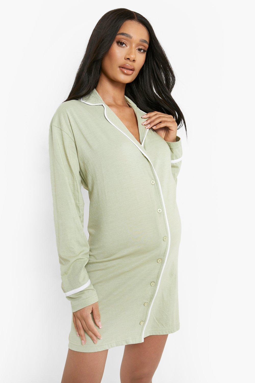 maternity night shirt dress