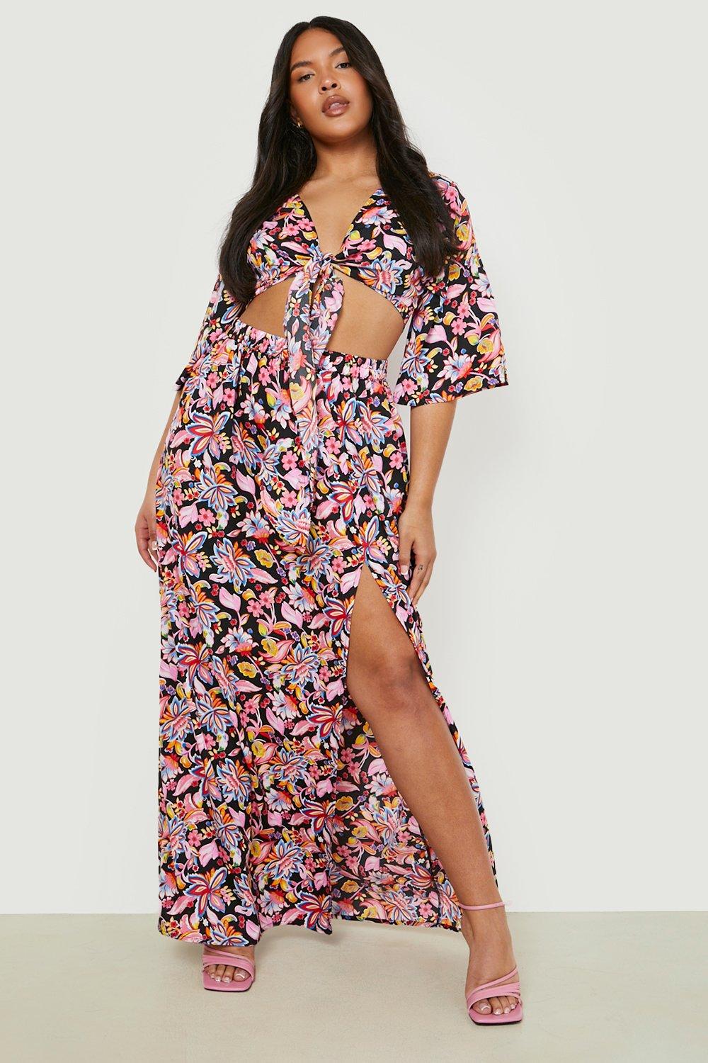 Boohoo plus size hot sale co ords