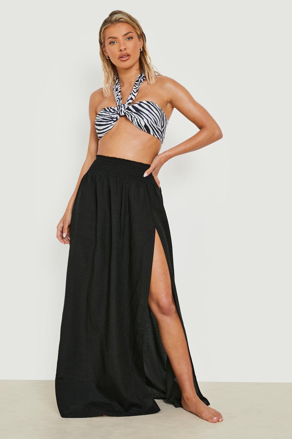 Beach skirt shop with split