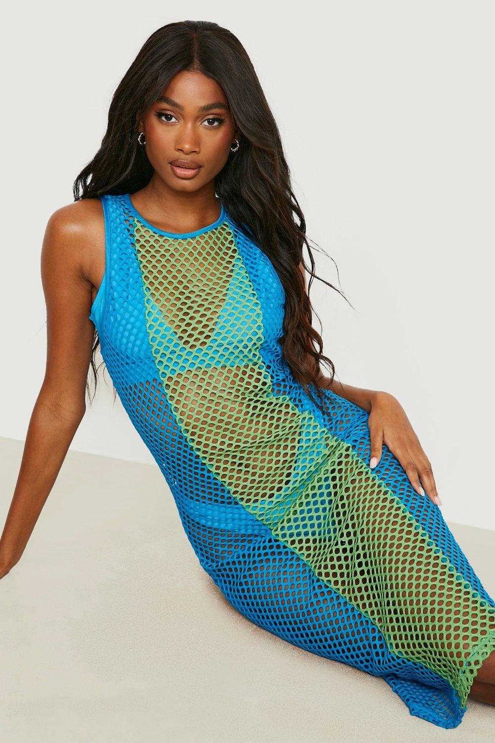 Boohoo on sale fishnet dress