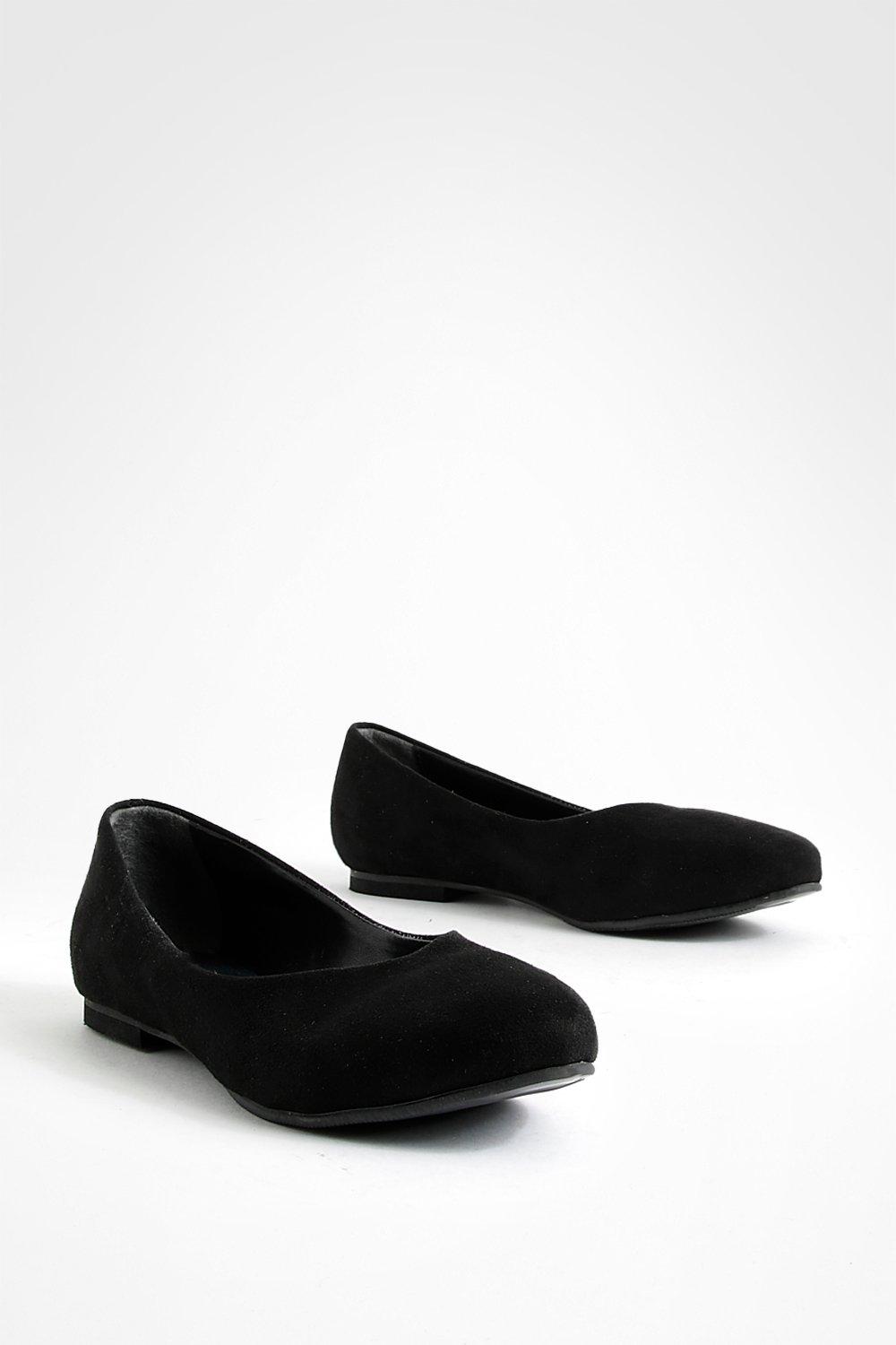 Round toe store ballet flats