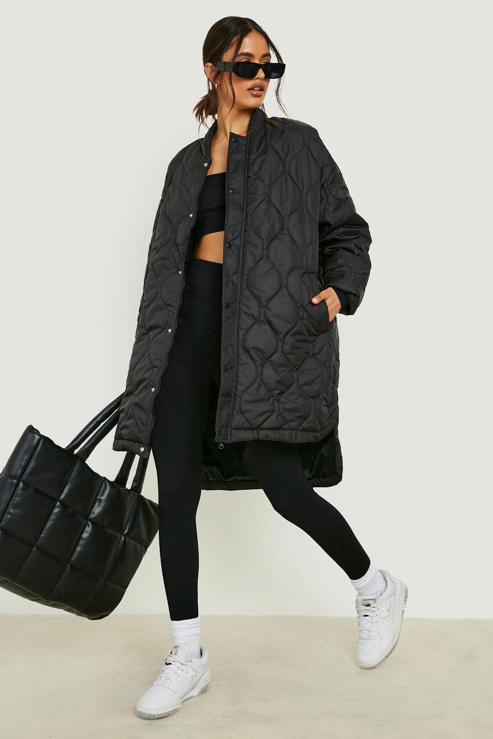 oversized quilted jacket