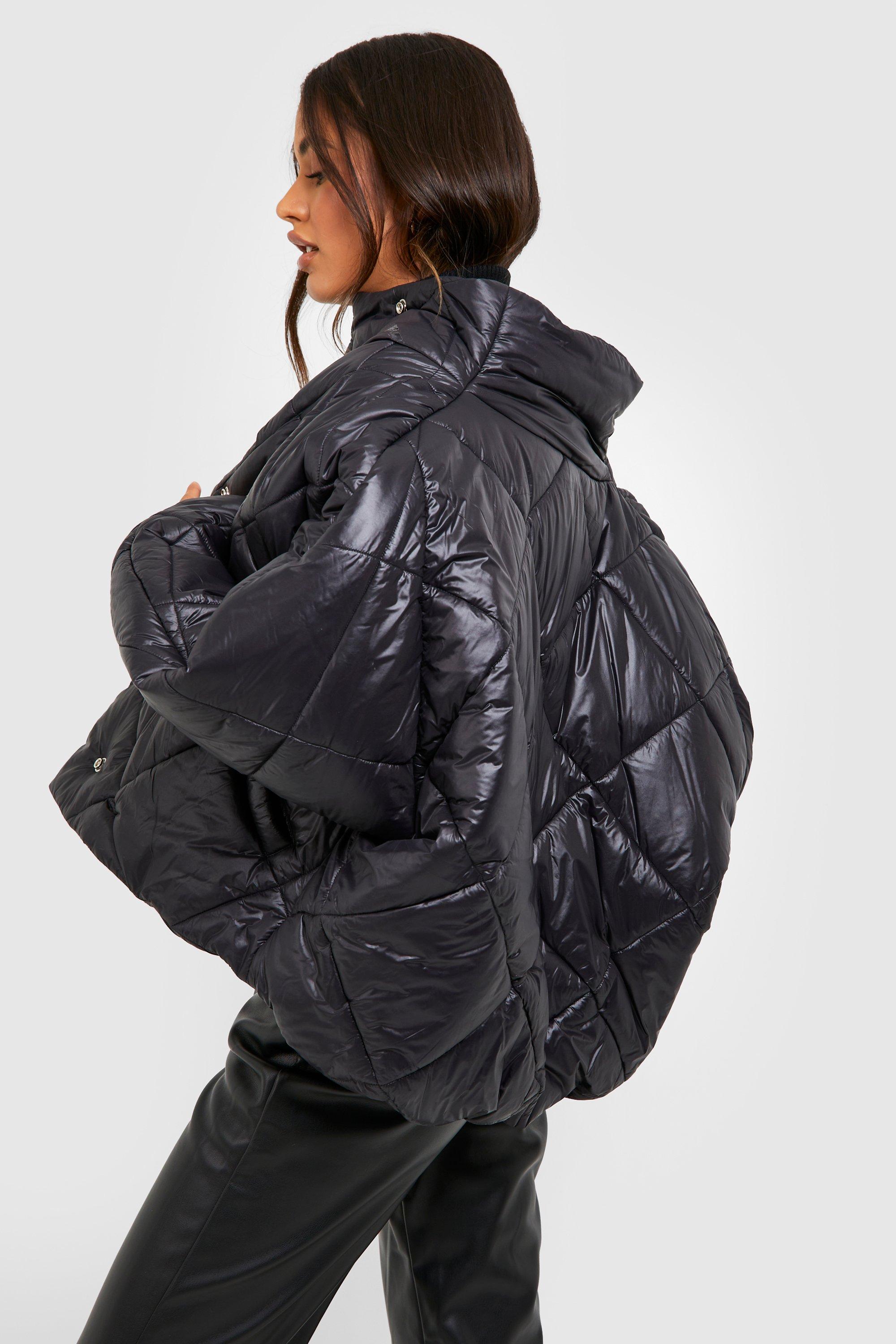 お礼や感謝伝えるプチギフト Batwing Puffer Jacket | boohoo USA トップス