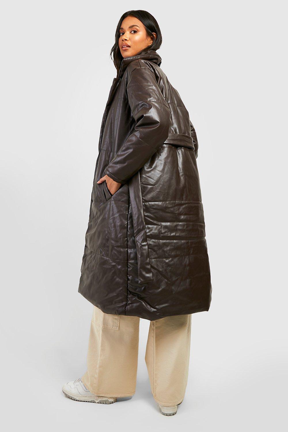 Zara belted hot sale puffer coat